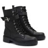 Borcego negro de cuero con cierrre RALLYS - 26617