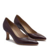 Stilettos de cabritilla violeta taco bajo RALLYS - 26621