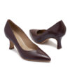 Stilettos de cabritilla violeta taco bajo RALLYS - 26621