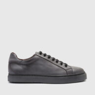 Zapatillas de cuero gris patinado RALLYS - 26624