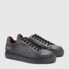 Zapatillas de cuero gris patinado RALLYS - 26624