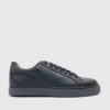 Zapatillas de cuero azul marino RALLYS - 26625