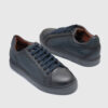 Zapatillas de cuero azul marino RALLYS - 26625