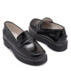 Mocasín negro de charol
