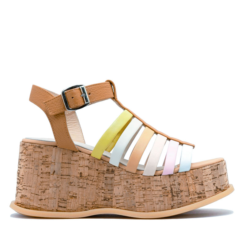 Sandalias multicolor con base de RALLYS