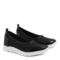 Zapatillas de neoprene y charol negro RALLYS - 26680