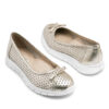 Chatita de cuero calada color platino RALLYS - 26682