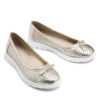 Chatita de cuero calada color platino RALLYS - 26682
