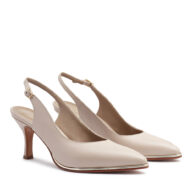 Zapatos de cuero nude RALLYS - 26683