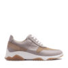 Zapatilla de cuero y gamuza beige RALLYS - 26698