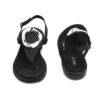 Ojota de cuero color negro RALLYS