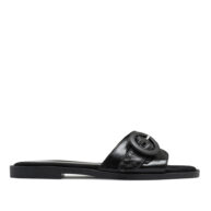 Zueco bajo de charol negro