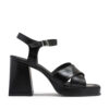 Sandalias color negro con plataforma RALLYS