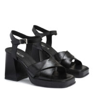 Sandalias color negro con plataforma RALLYS