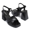 Sandalias color negro con plataforma RALLYS