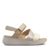 Sandalias color beige con plataforma RALLYS