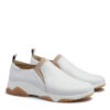 Pancha de cuero blanco natural RALLYS