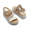 Sandalias color beige con plataforma RALLYS