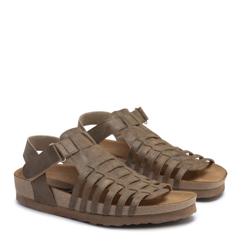Sandalias franciscanas marrones RALLYS
