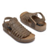 Sandalias franciscanas marrones RALLYS