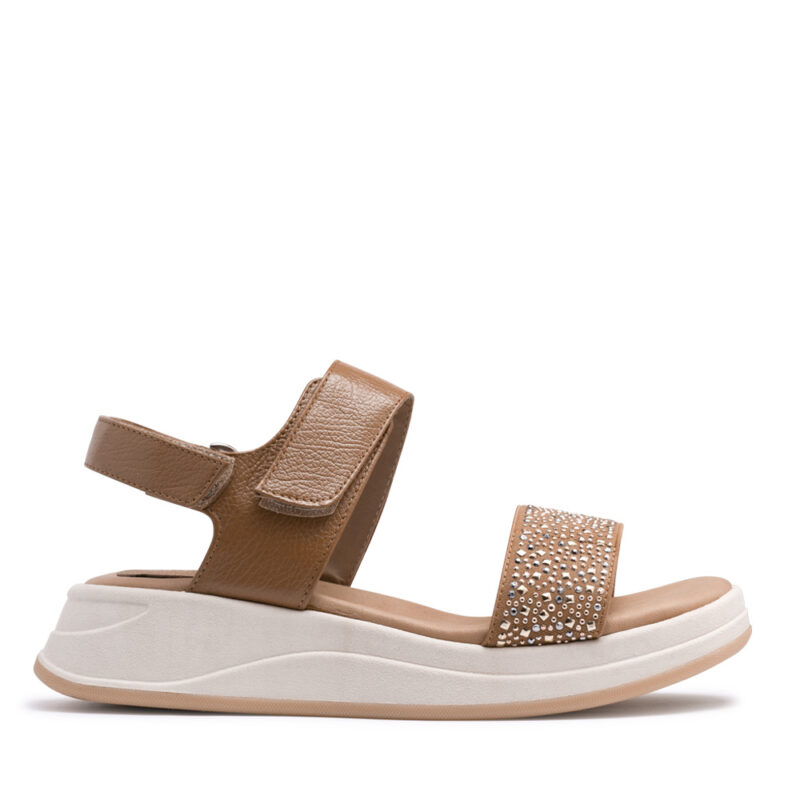 Sandalias de cuero suela con plataforma RALLYS - 26729