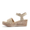 Sandalias de taco chino beige RALLYS - 26730