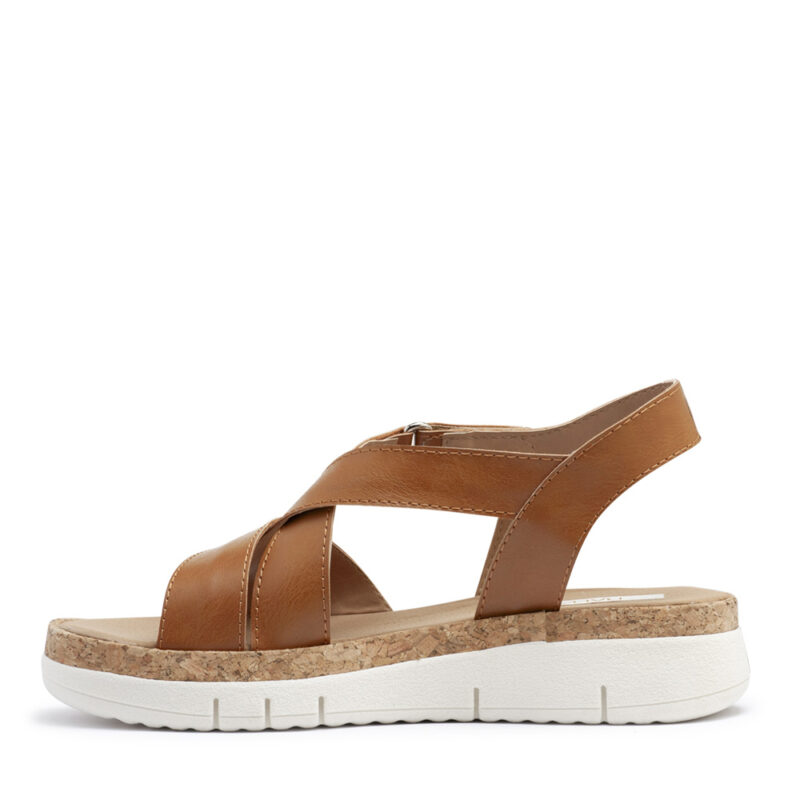 Sandalias suela de tiras cruzadas con plataforma - Image 3