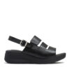 Sandalia negra extra confort RALLYS