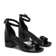 Sandaias de charol negro RALLYS
