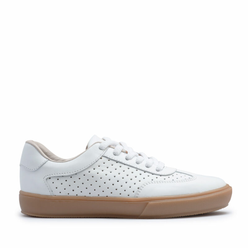 Zapatillas urbanas caladas color blanco