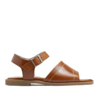 Sandalias bajas de cuero suela