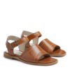 Sandalias bajas de cuero suela