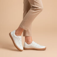 Zapatillas urbanas caladas color blanco RALLYS