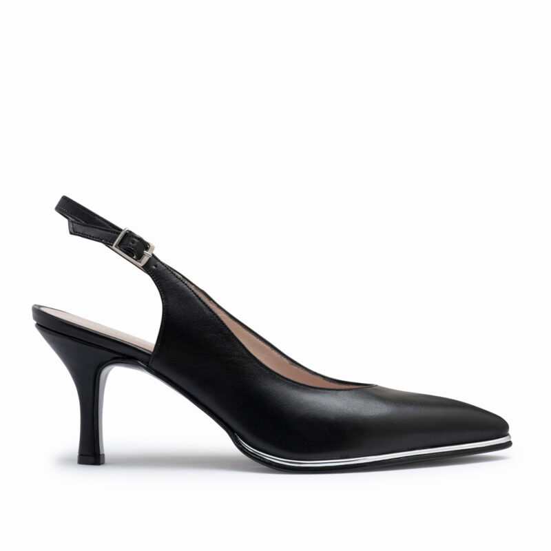 Zapatos negros de cuero
