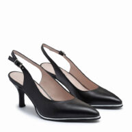 Zapatos negros de cuero