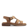 Sandalias de cuero color suela